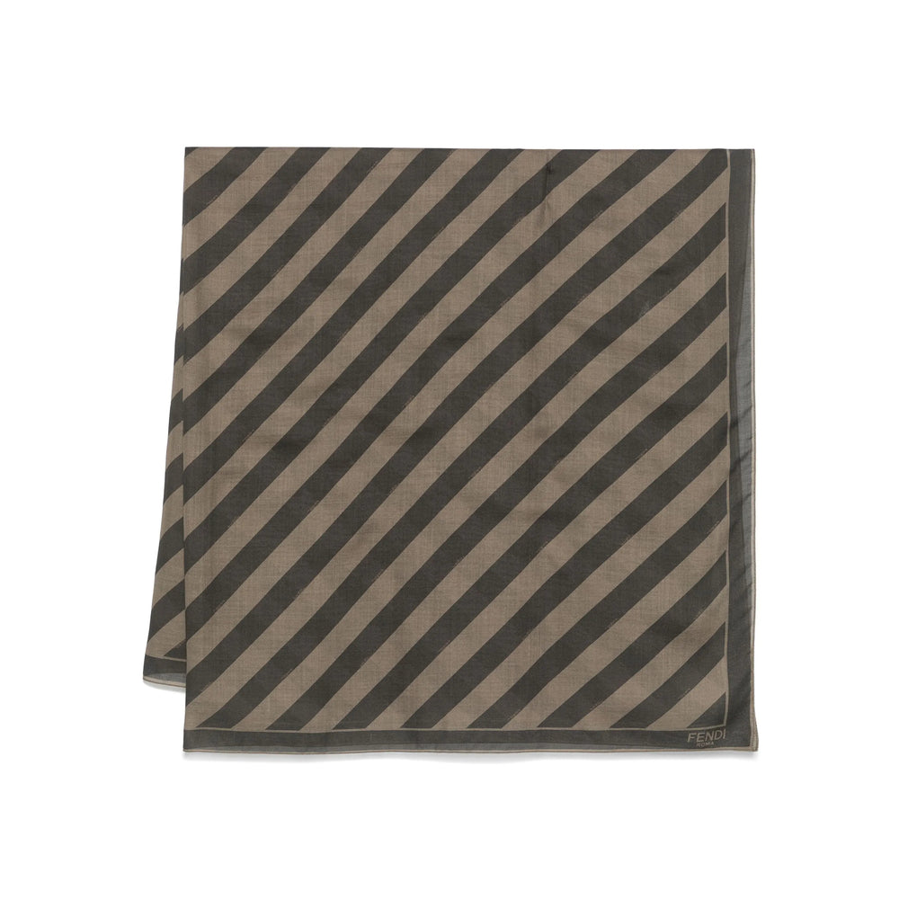 Fendi Brown Scarves Men