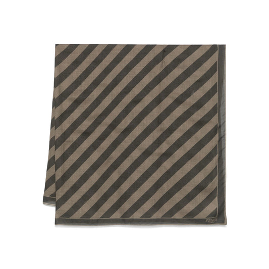 Fendi Brown Scarves Men