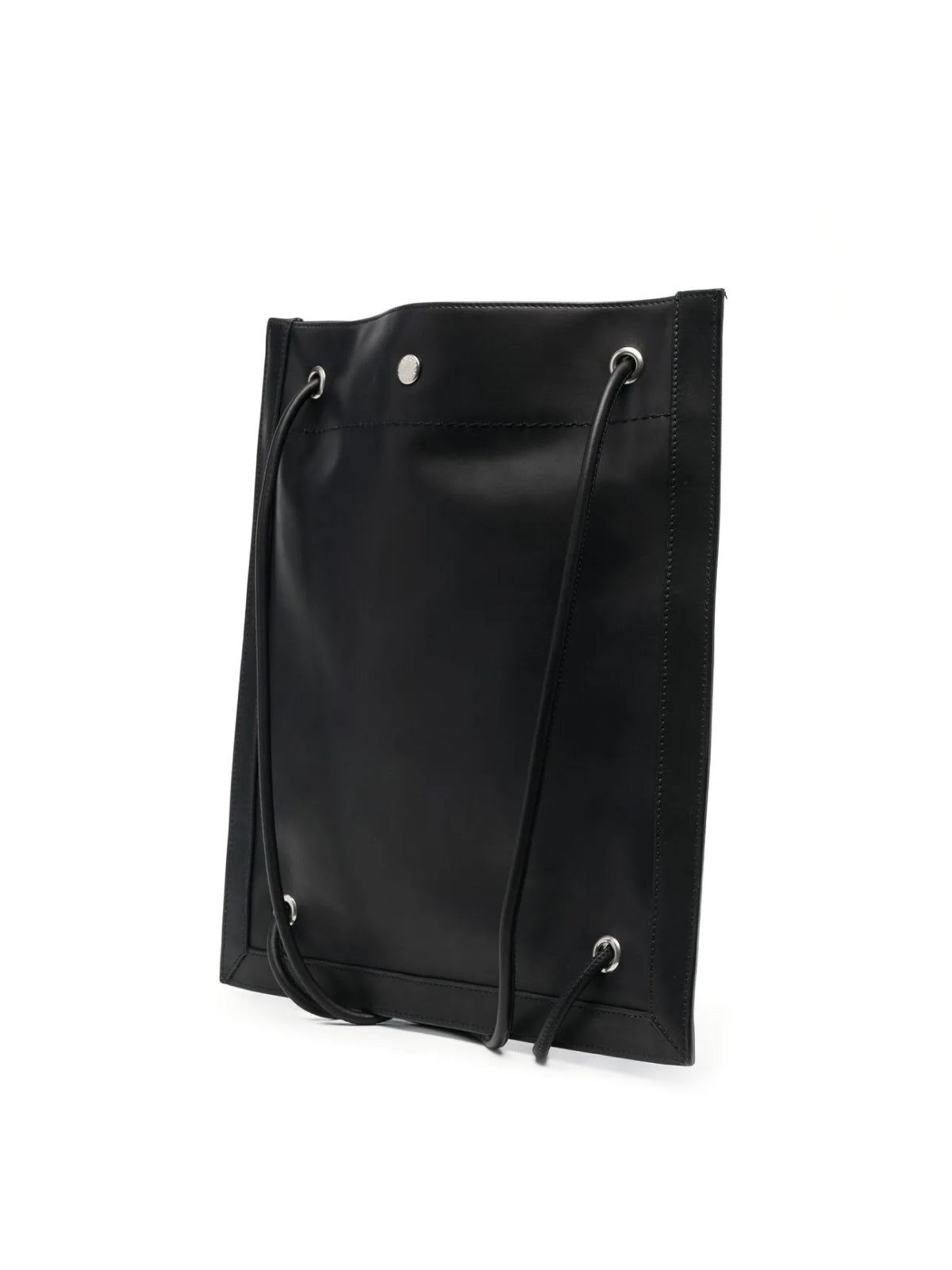 SAINT LAURENT Mini Logo Flat Crossbody Handbag - 30x28x1 cm