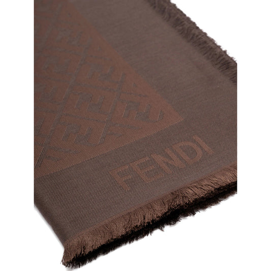Fendi Brown Scarves Women
