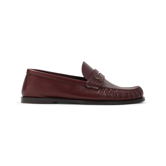 SAINT LAURENT Smooth Leather Loafer for Women