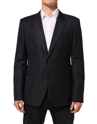 Dolce & Gabbana Black Wool 2 Buttons Suit Jacket Men Men's Blazer