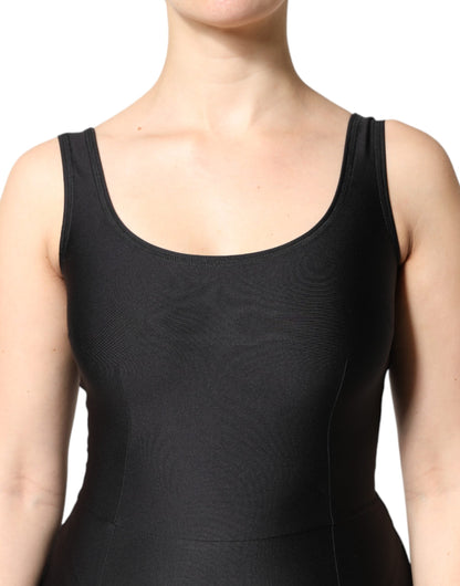 Dolce & Gabbana Black Sleeveless Bodycon Women Jumpsuit Women's Dress ()
