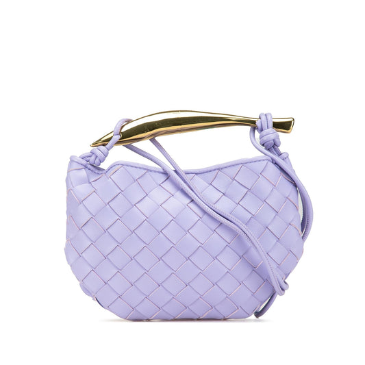 Bottega Veneta Baby Lambskin Intrecciato Sardine Bag