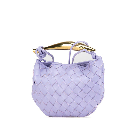Bottega Veneta Baby Lambskin Intrecciato Sardine Bag
