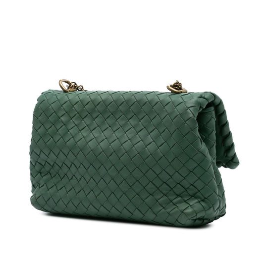 Bottega Veneta Baby Nappa Intrecciato Olimpia Crossbody