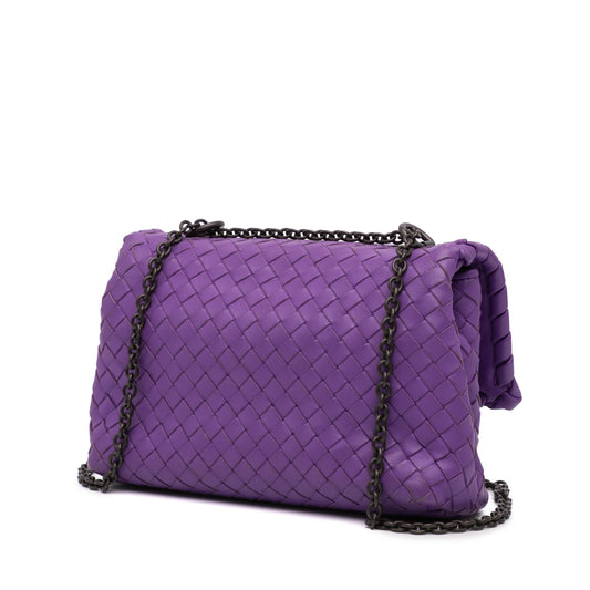 Bottega Veneta Baby Nappa Intrecciato Olimpia Crossbody