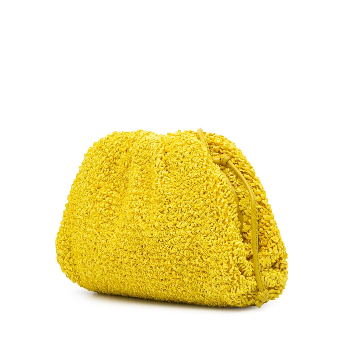 Bottega Veneta Boucle Raffia The Mini Pouch