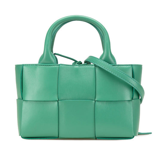 Bottega Veneta Candy Lambskin Intreccio Arco Tote