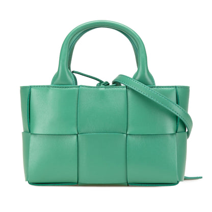 Bottega Veneta Candy Lambskin Intreccio Arco Tote