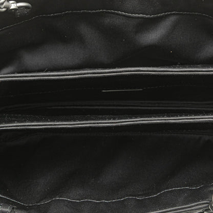 Bottega Veneta Canvas Intrecciato Buckle Flap