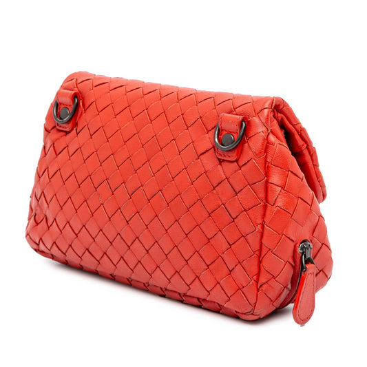 Bottega Veneta Intrecciato Chain Flap Crossbody