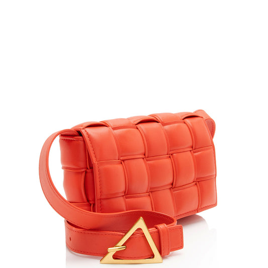 Bottega Veneta Puffed Lambskin Cassette Small Crossbody (SHF-ej7jDH)