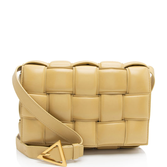 Bottega Veneta Puffed Leather Cassette Crossbody (SHF-9LU5JW)