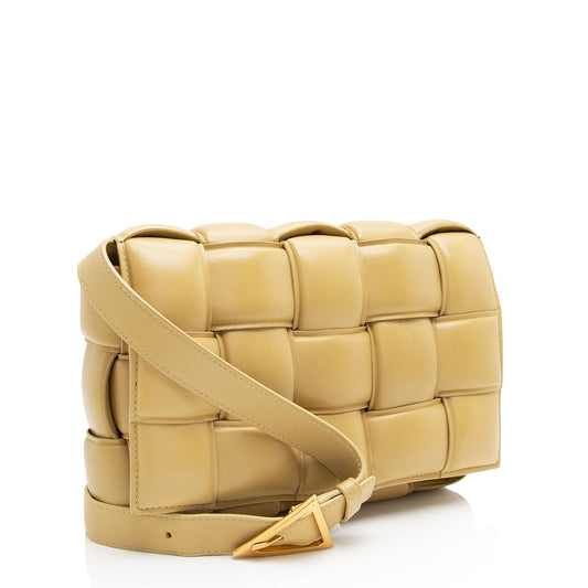 Bottega Veneta Puffed Leather Cassette Crossbody (SHF-9LU5JW)