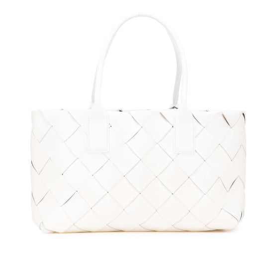 Bottega Veneta Small Lambskin Intrecciato Cabat Tote