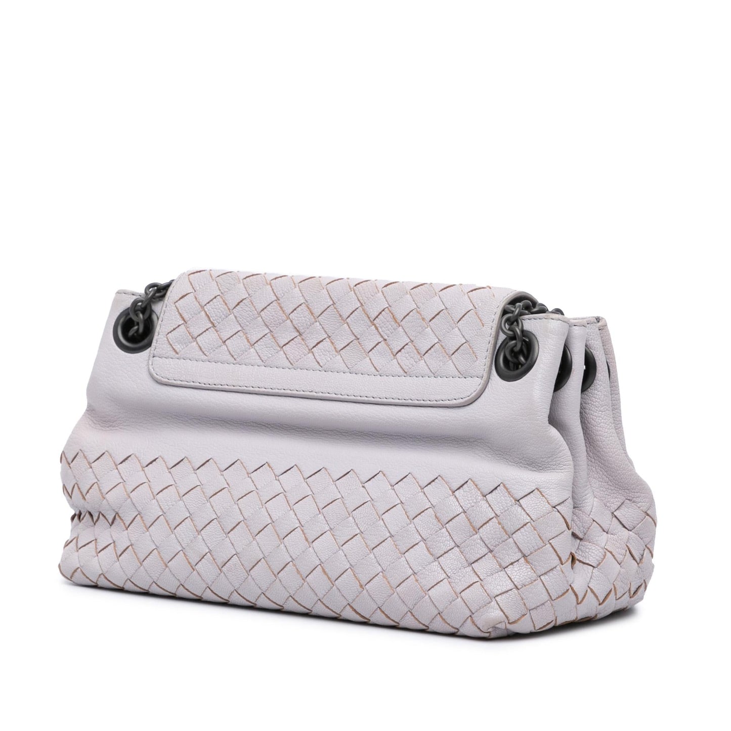 Bottega Veneta Small Madras Goatskin Intrecciato Shoulder Bag