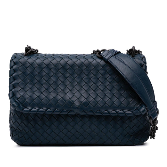 Bottega Veneta Small Nappa Intrecciato Olimpia Crossbody