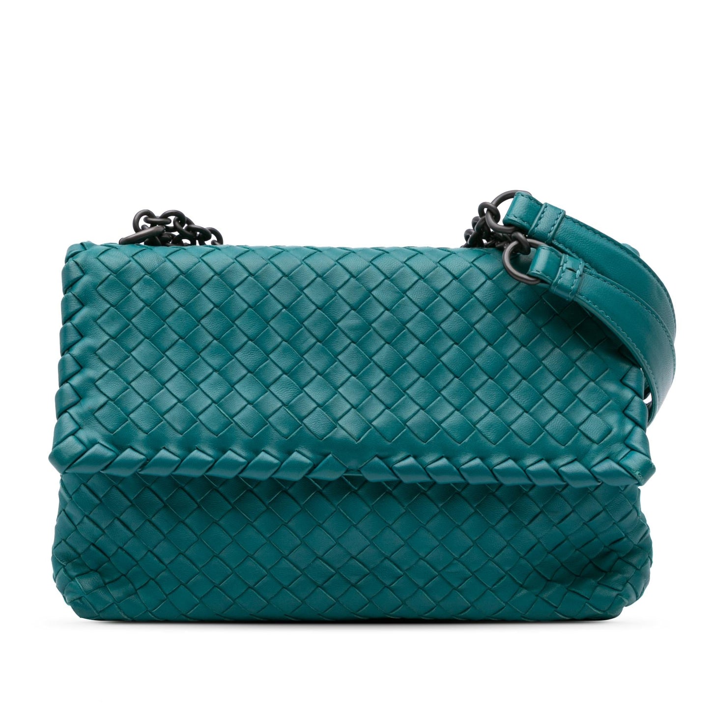 Bottega Veneta Small Nappa Intrecciato Olimpia Shoulder Bag