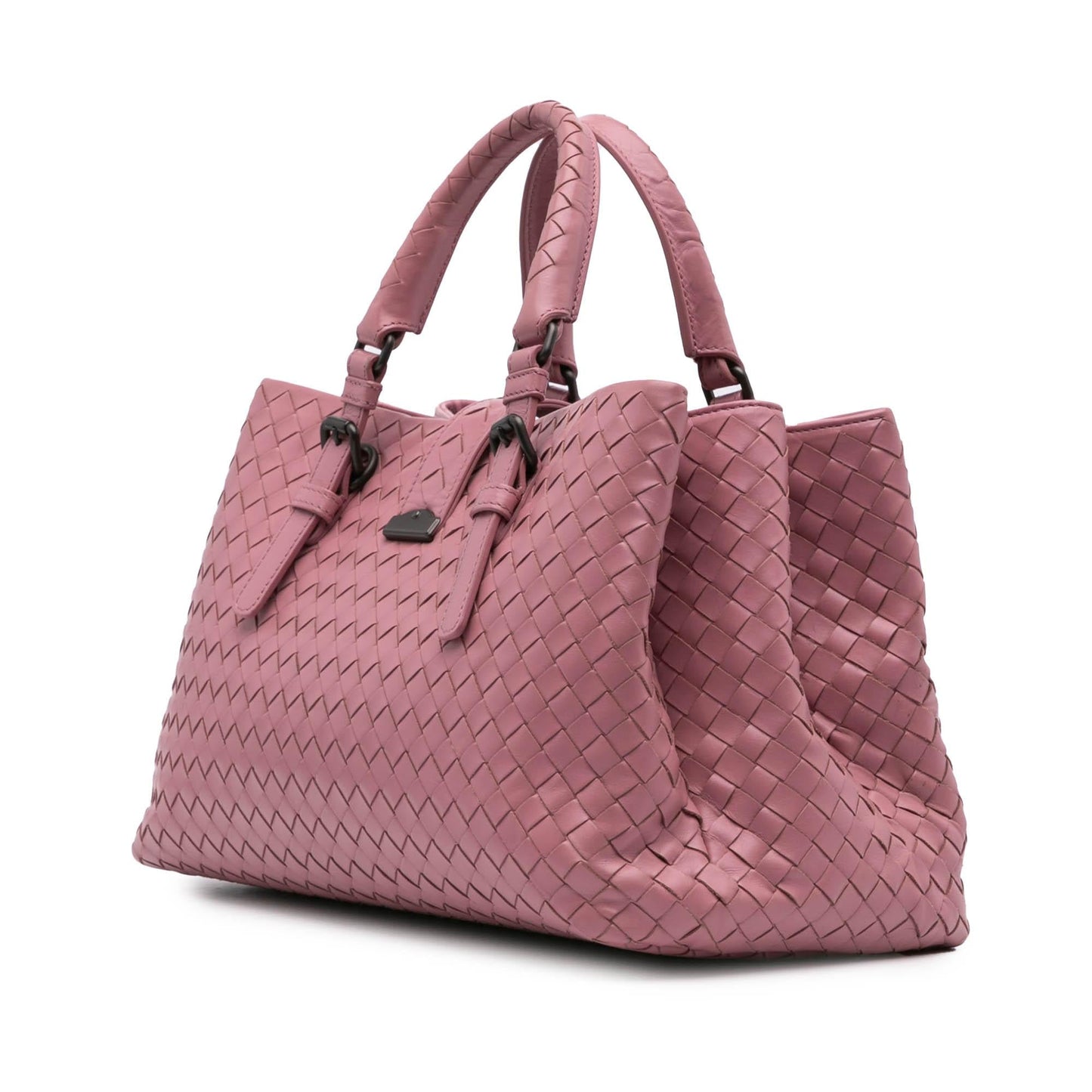 Bottega Veneta Small Nappa Intrecciato Roma Satchel