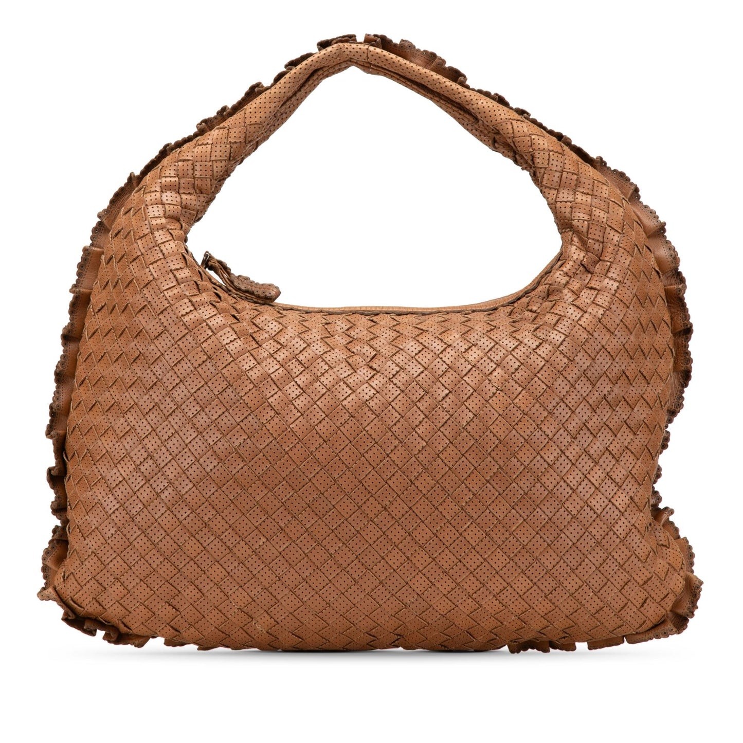 Bottega Veneta Small Perforated Nappa Intrecciato Veneta Hobo