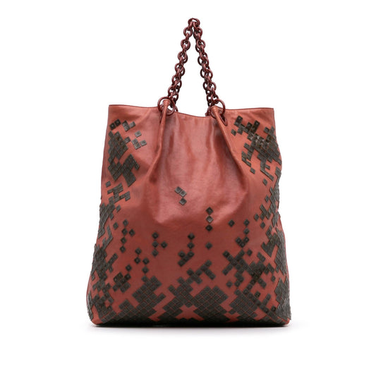 Bottega Veneta Vitello Mosaico Laque Tote