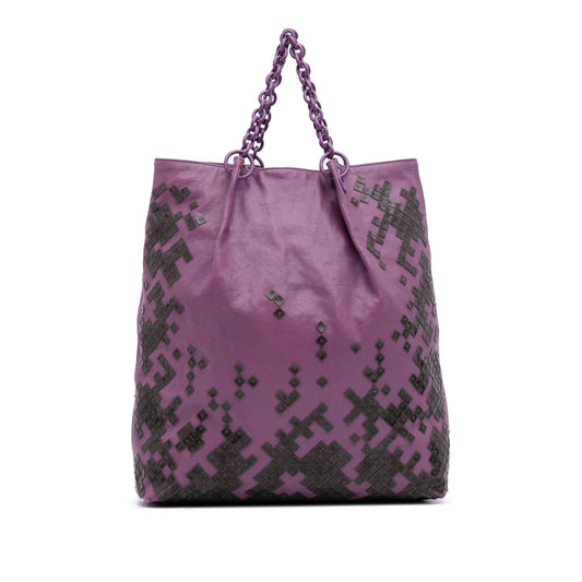 Bottega Veneta Vitello Mosaico Laque Tote