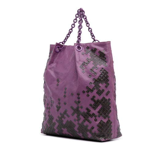 Bottega Veneta Vitello Mosaico Laque Tote