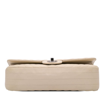 Chanel Medium Classic Chevron Lambskin Double Flap