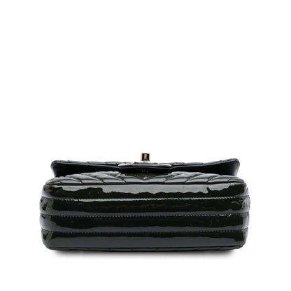 Chanel Mini Rectangular Classic Chevron Patent Single Flap