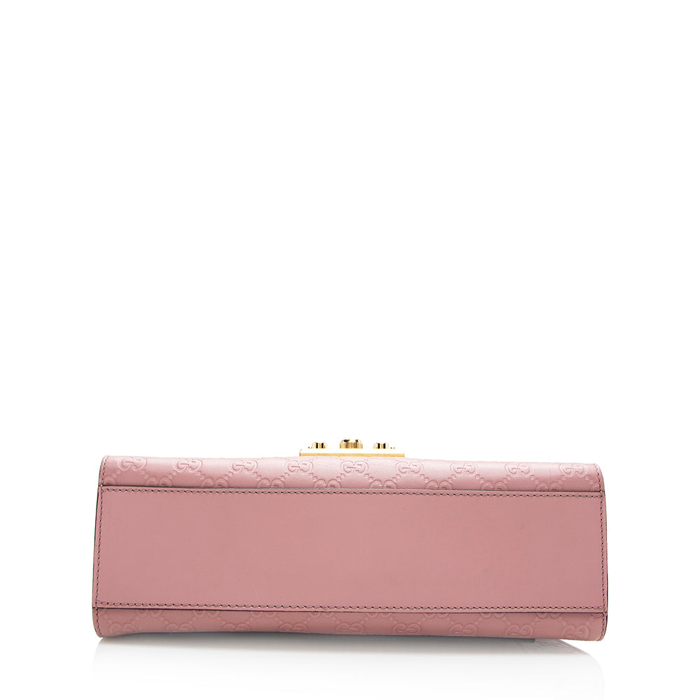 Gucci Guccissima Leather Padlock Medium Shoulder Bag (SHF-18673)