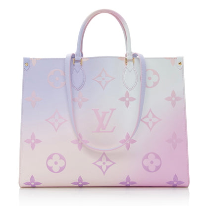 Louis Vuitton Giant Monogram Spring In The City Onthego GM Tote (SHF-22332)
