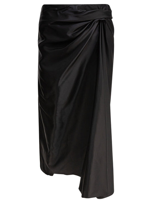 Balenciaga Women Draped Skirt