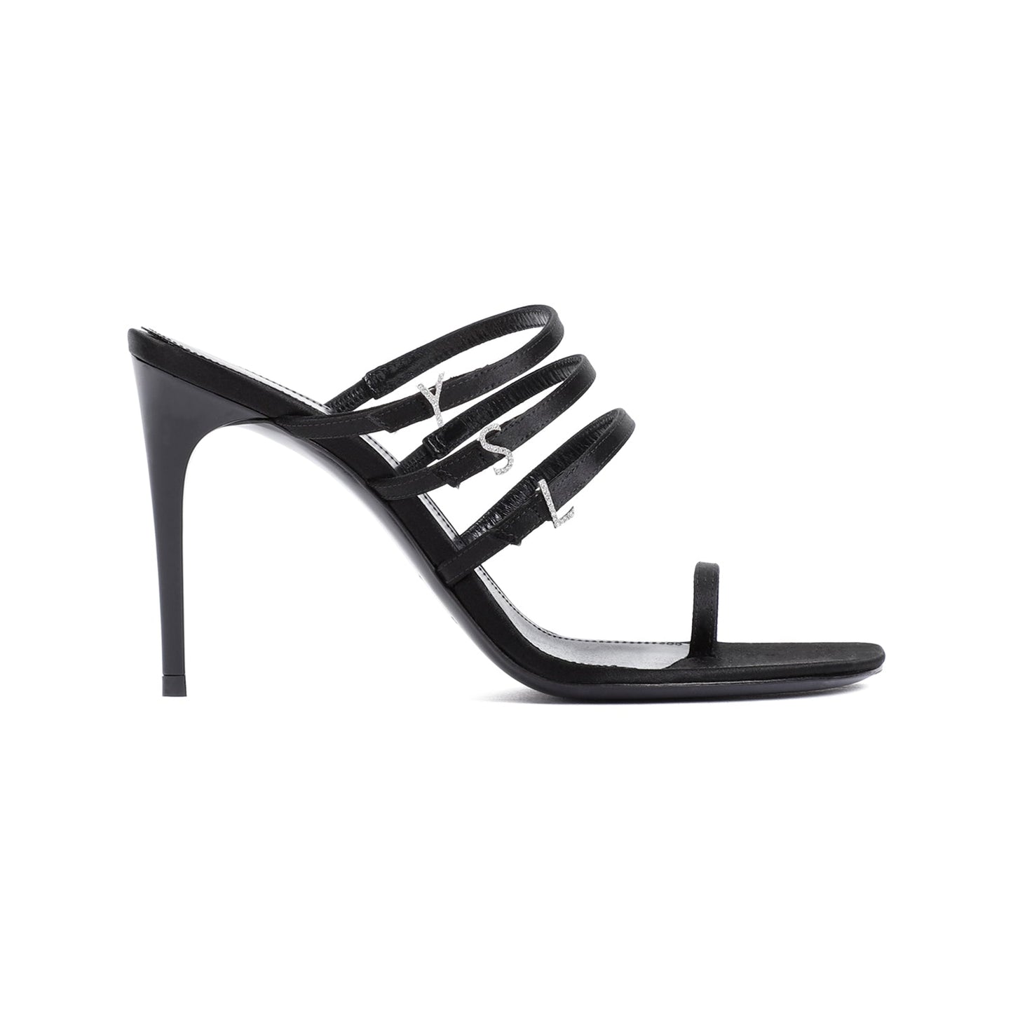 SAINT LAURENT Stunning Flat Sandals with Stiletto Heel (9.5cm)