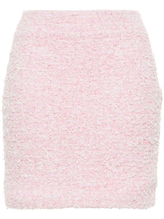 Balenciaga Women Tweed Mini Skirt